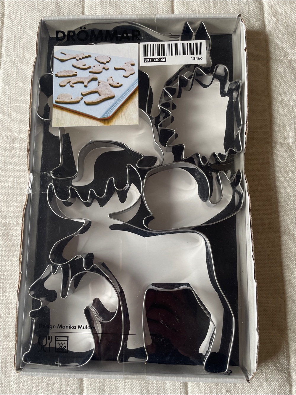 IKEA DRÖMMAR Animal Cookie Cutter Set
